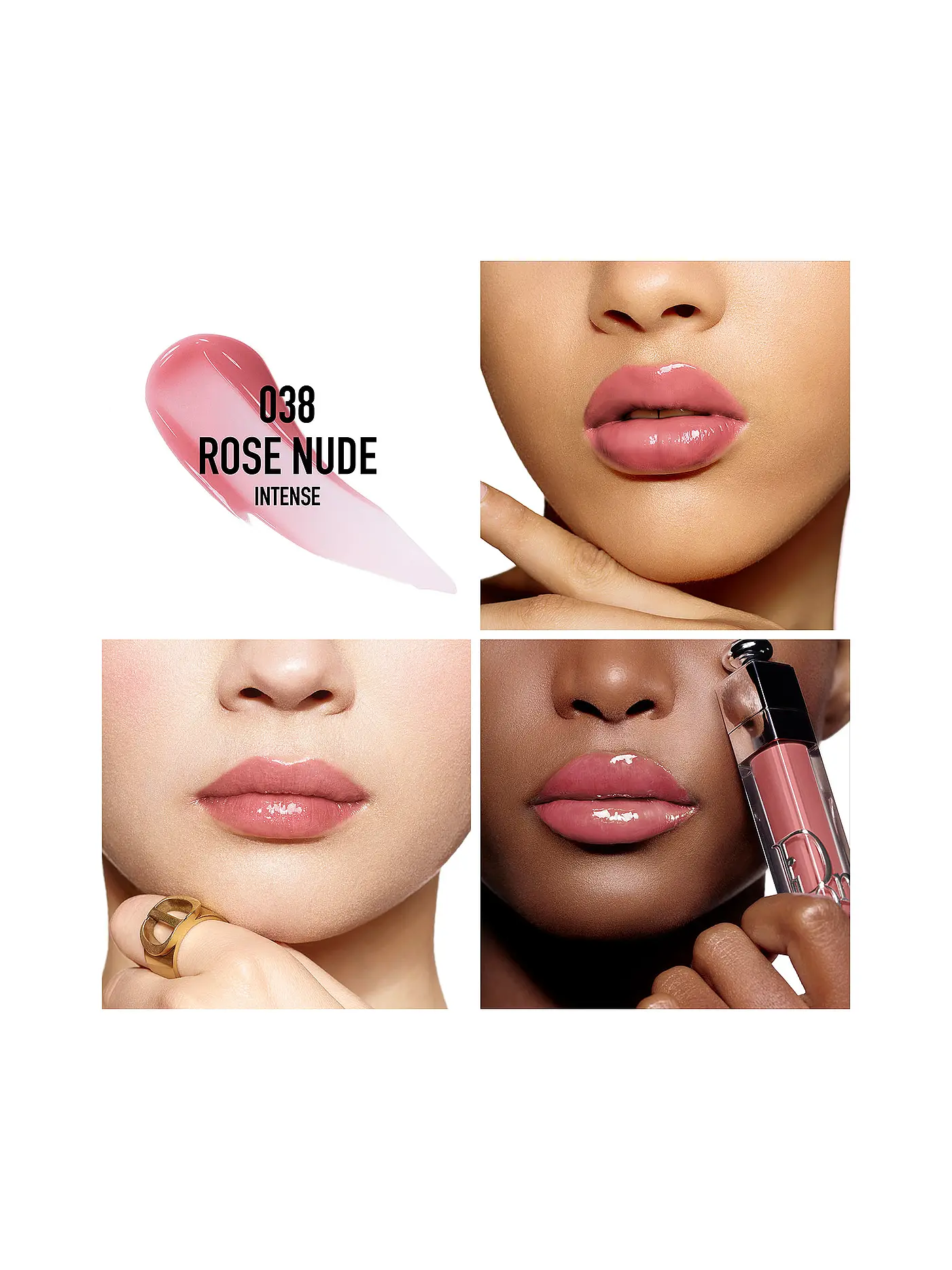 DIOR | Lipgloss - Dior Addict Lip Maximizer ( 038 Rose Nude ) | 